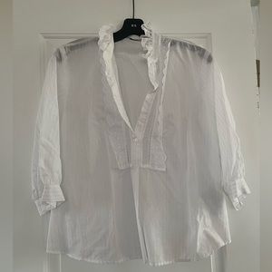 Sandro White Shirt